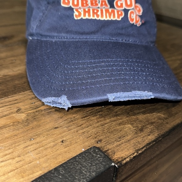 Bubba Gump Shrimp Co. Restaurant Navy Cap Hat Denver Colorado Adjustable - Picture 6 of 6
